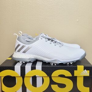 Adidas Adipower 4ORGED Golf Shoes White Cleats Women's Size 10 DA9740